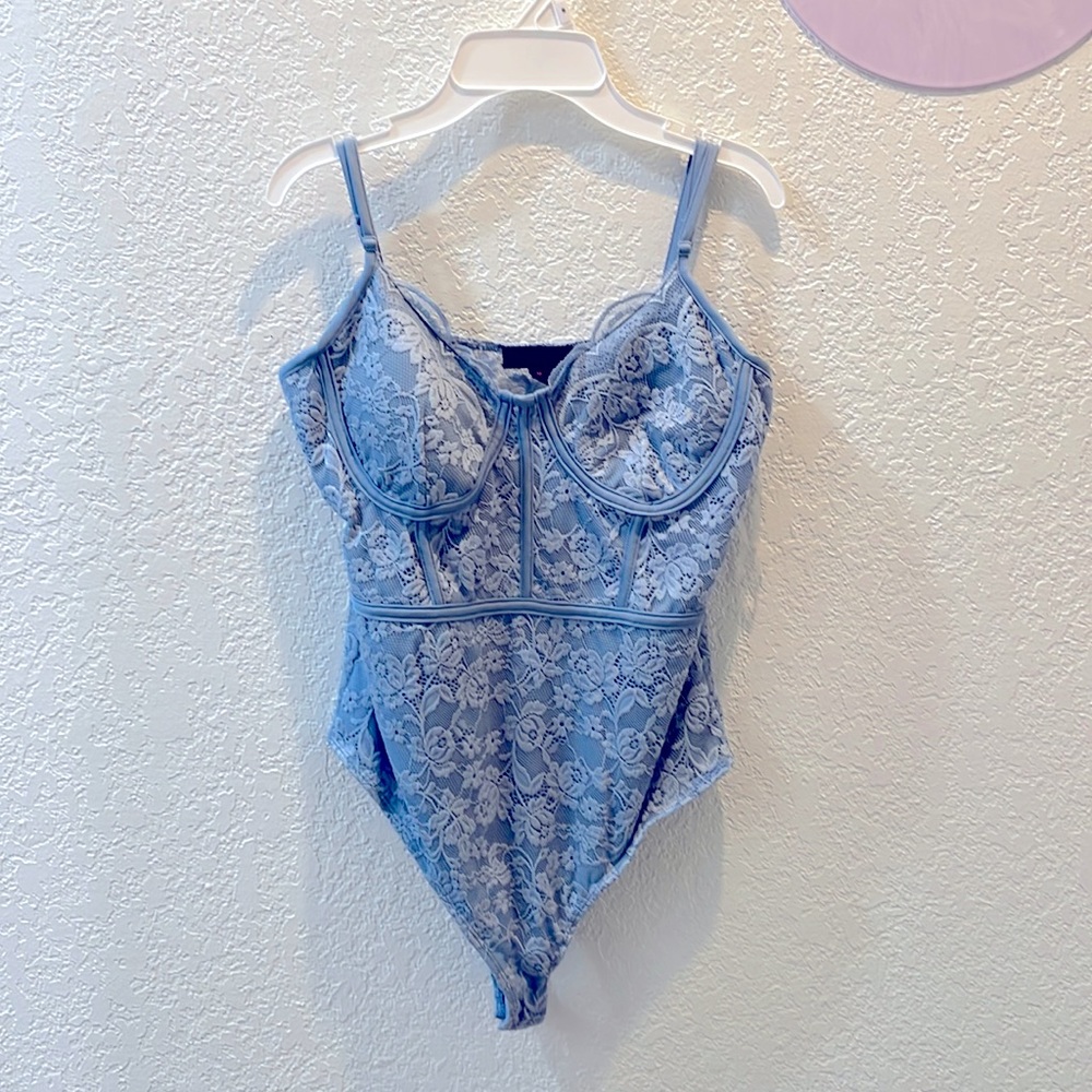 Pastel Blue Bodysuit